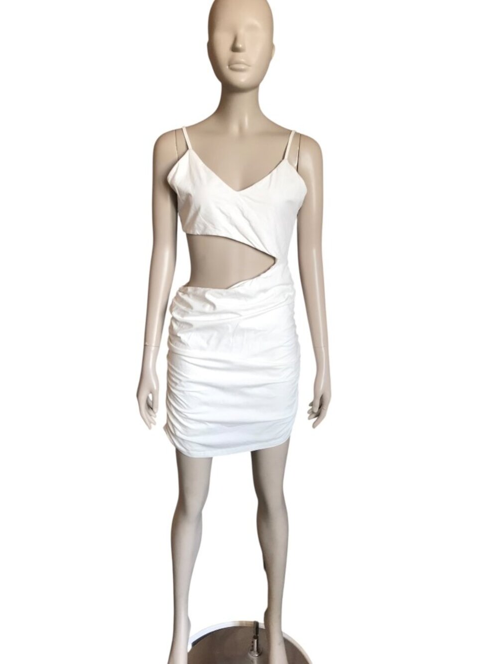 Superdown White Cutout Mini Dress